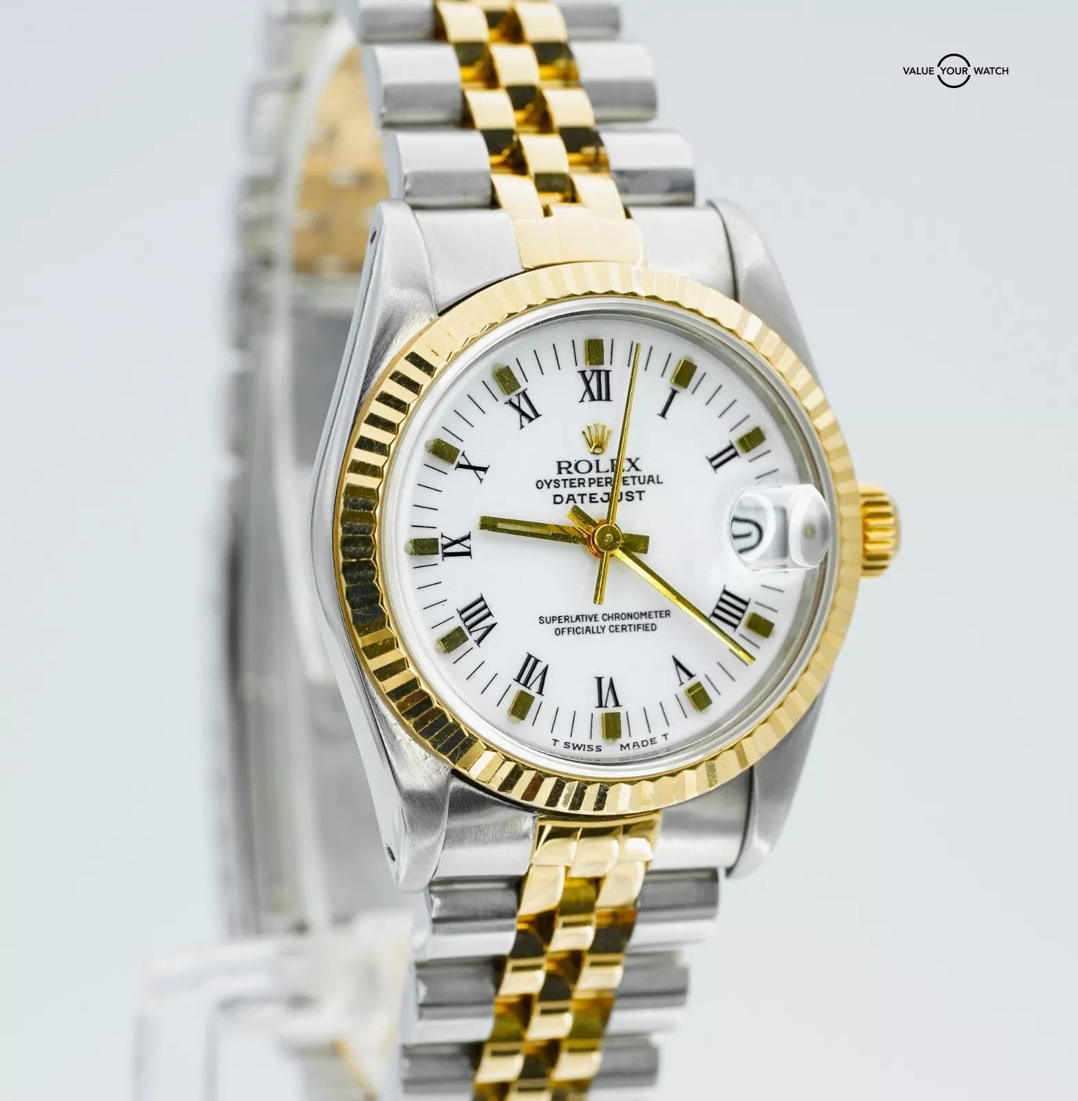 Rolex Datejust 31mm Two Tone Midsize 68273 White Dial with BOXES! - Image 6