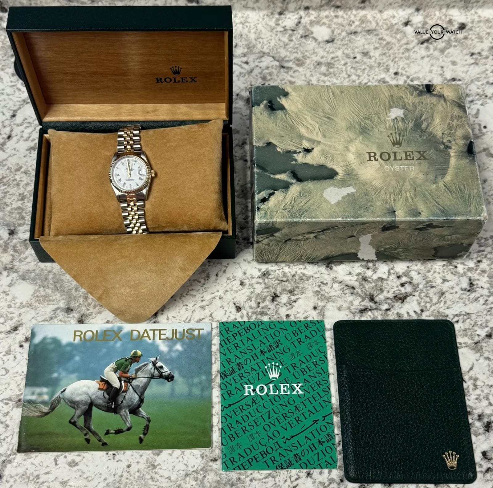 Rolex Datejust 31mm Two Tone Midsize 68273 White Dial with BOXES! - Image 7