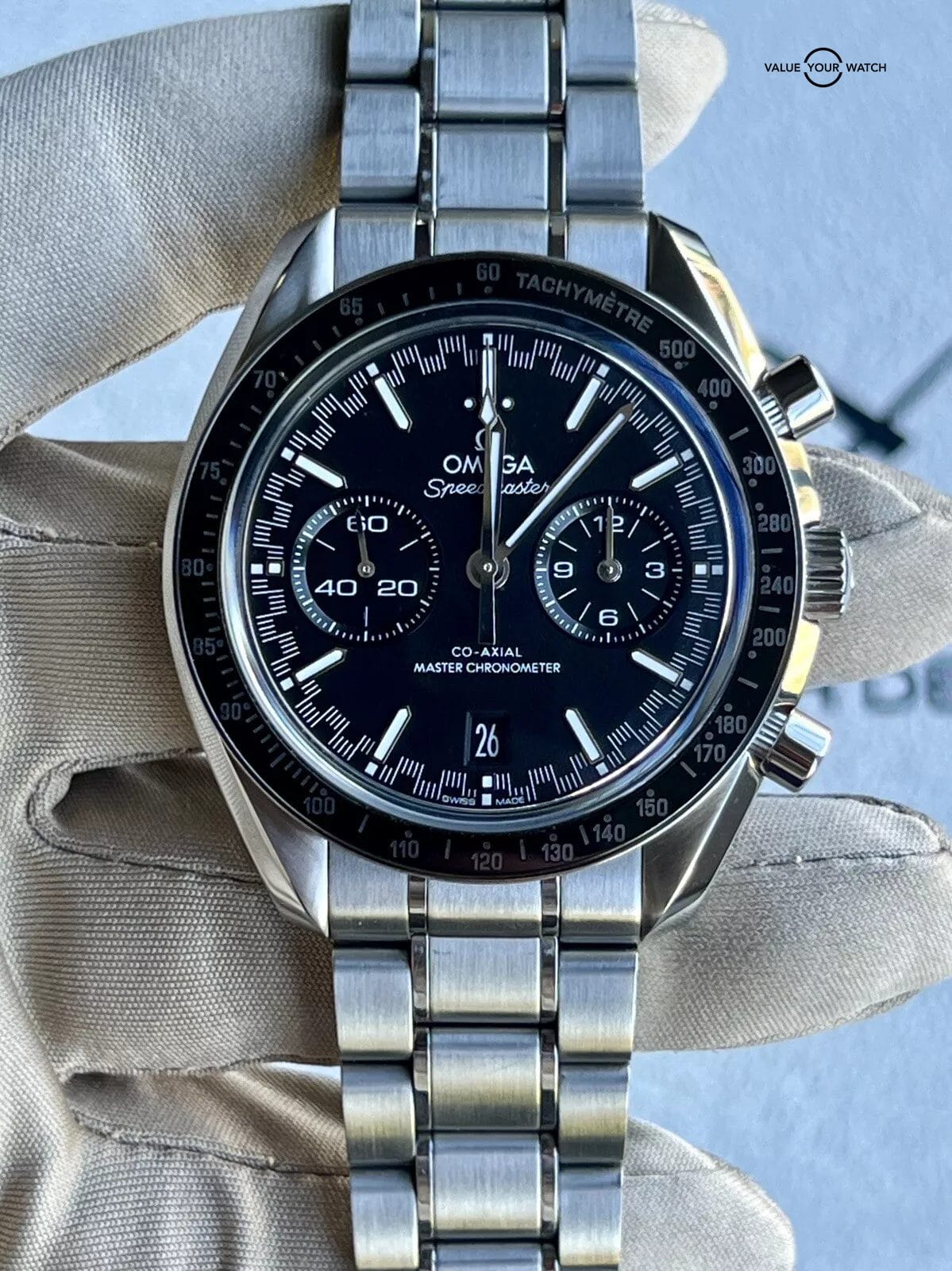 OMEGA Speedmaster Racing 2022 Complete Set Black Dial Chrono 329.30.44.51.01.001OMEGA Speedmaster Racing 2022 Complete Set Black Dial Chrono 329.30.44.51.01.001