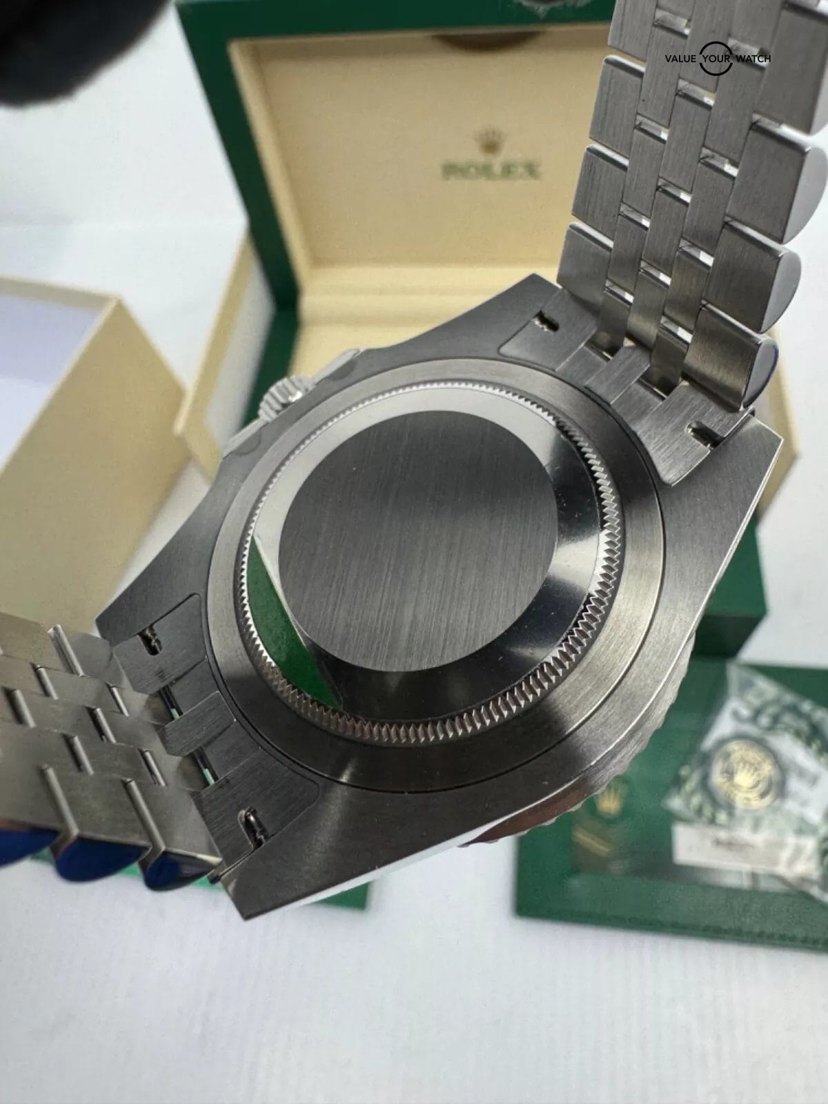 2021 Unpolished NOS Unworn Pepsi Box/Papers GMT-Master II Red Blue Ceramic Bezel - Image 4