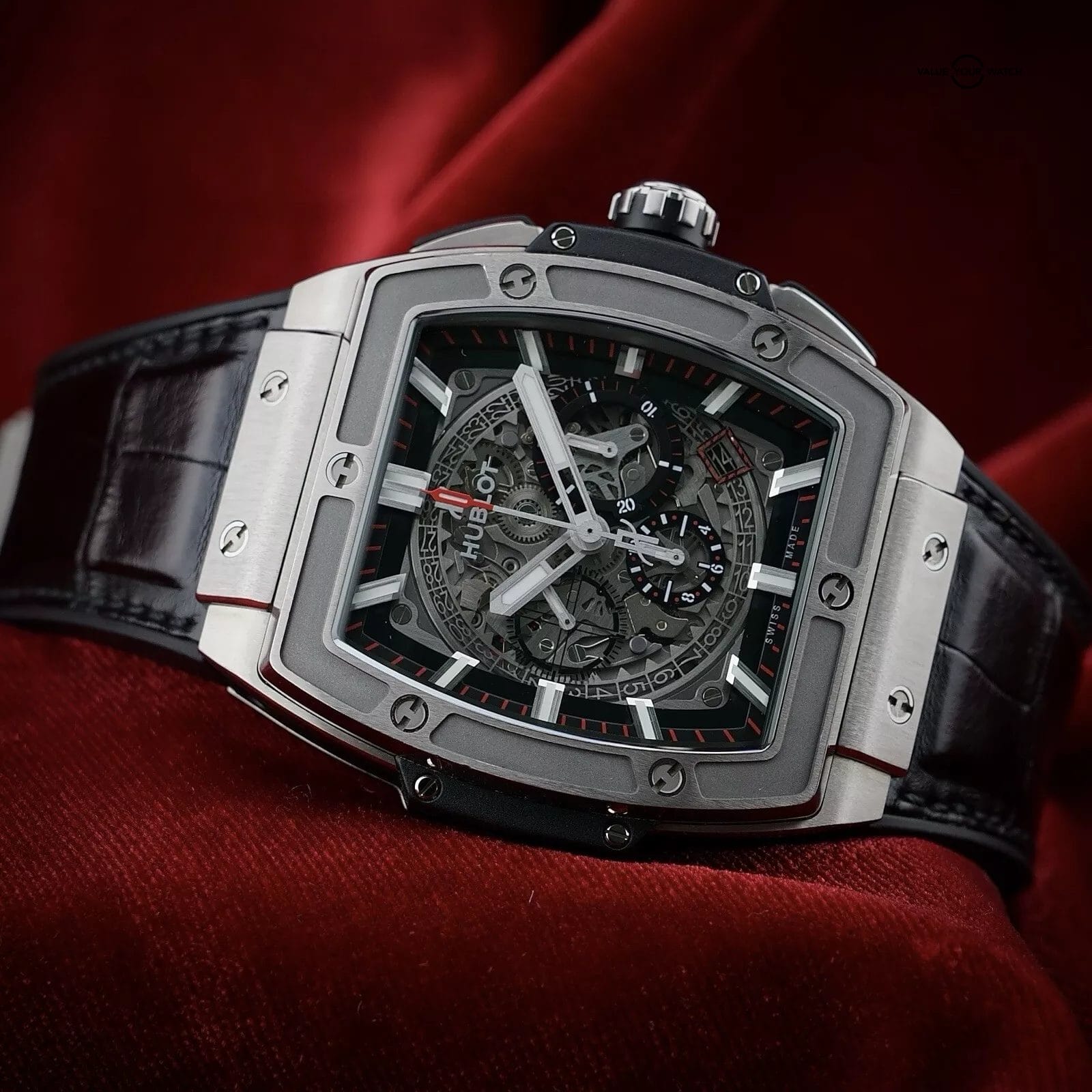 Hublot Spirit of Big Bang Titanium Skeleton Dial, 601.NX.0173.LR Set-Box & Card