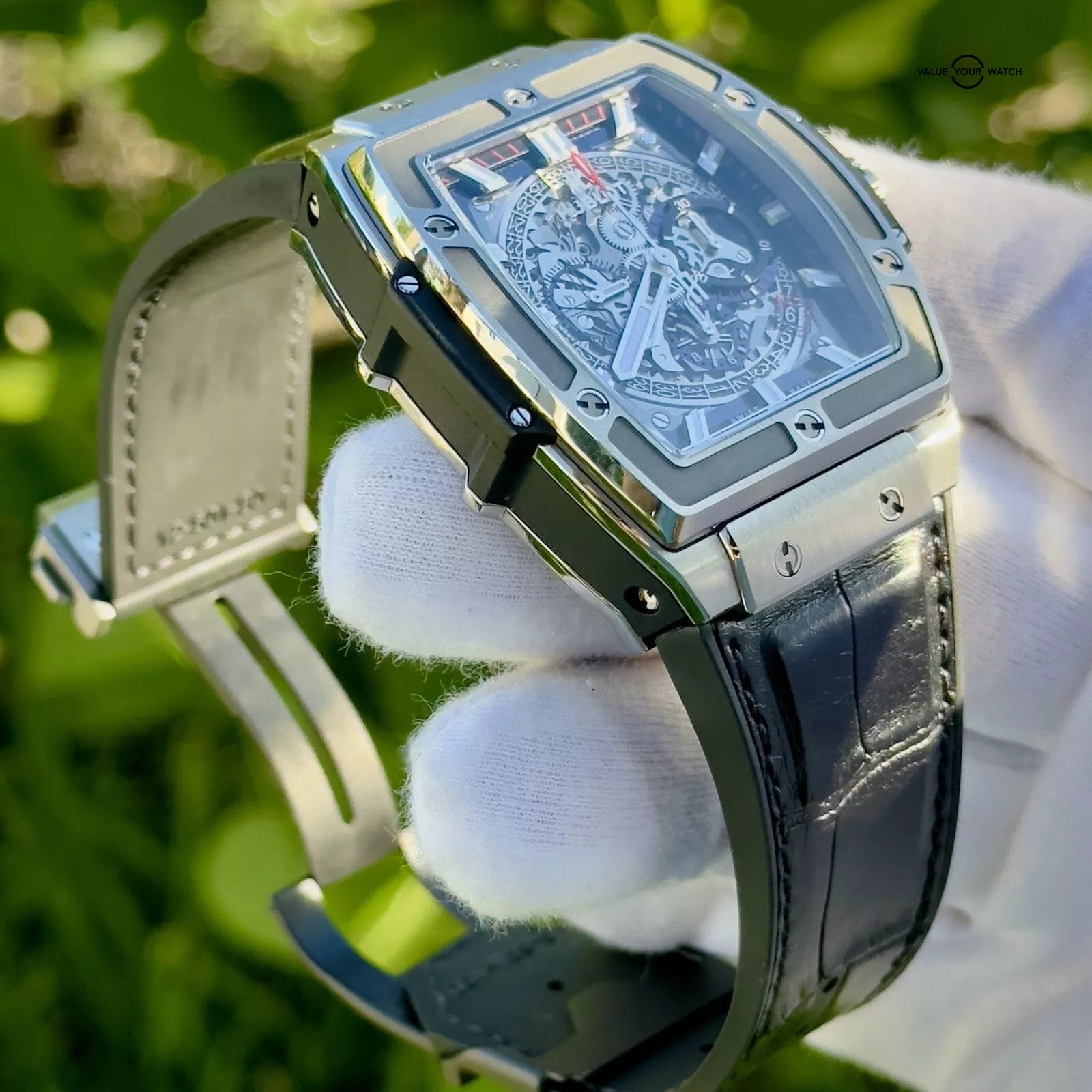 Hublot Spirit of Big Bang Titanium Skeleton Dial, 601.NX.0173.LR Set-Box & Card - Image 5