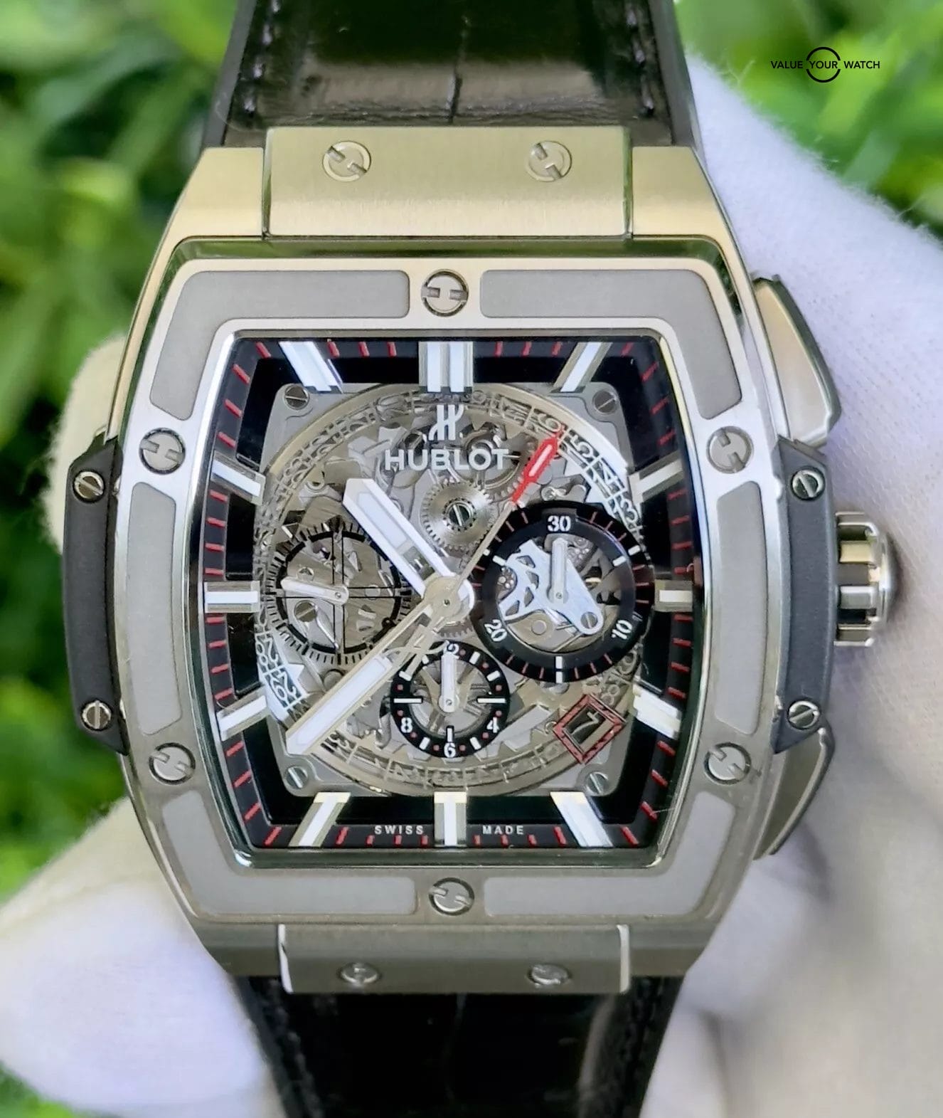 Hublot Spirit of Big Bang Titanium Skeleton Dial, 601.NX.0173.LR Set-Box & Card - Image 6