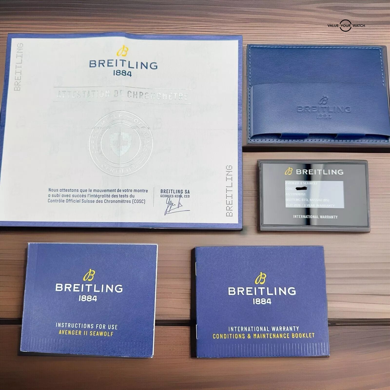 Breitling Avenger Seawolf 45mm - A17331 Black Dial - Full Set Both Box & Cards - Image 4