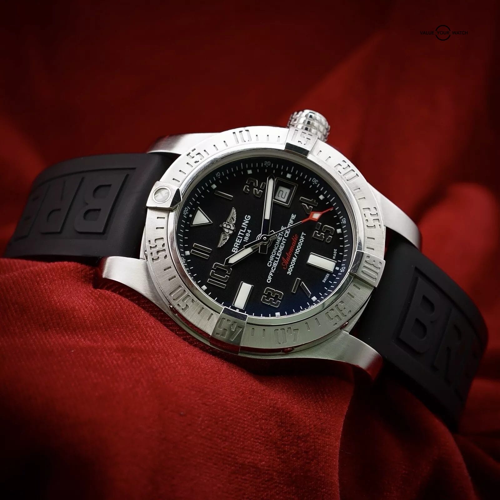 Breitling Avenger Seawolf 45mm - A17331 Black Dial - Full Set Both Box & Cards - Image 9