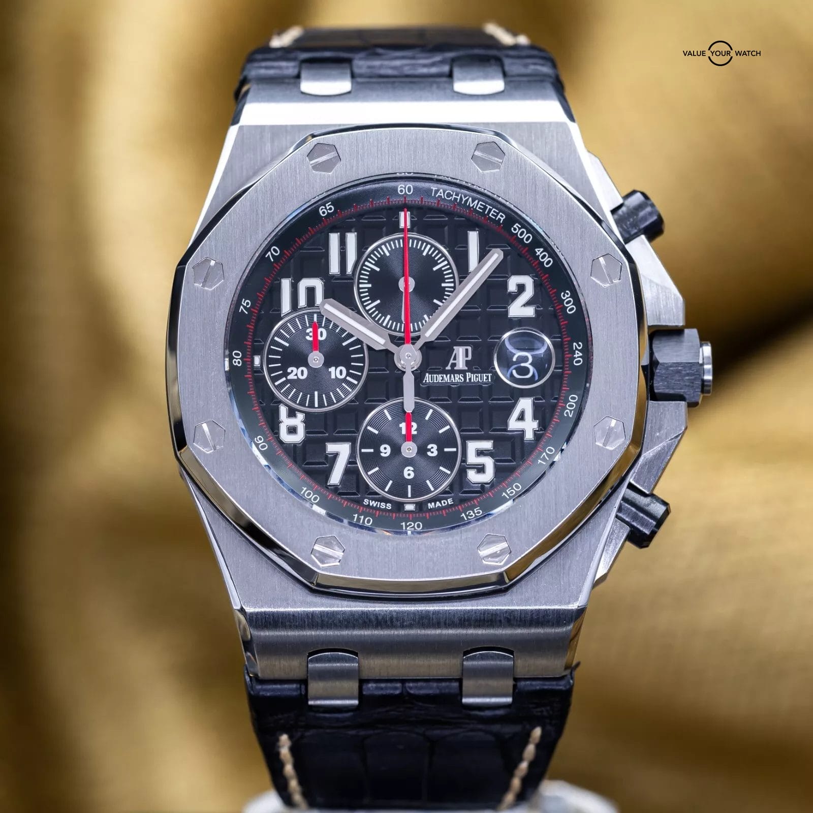 Audemars Piguet Royal Oak Offshore Chrono 42mm AP Vampire – 26470ST – Full Set - Image 4