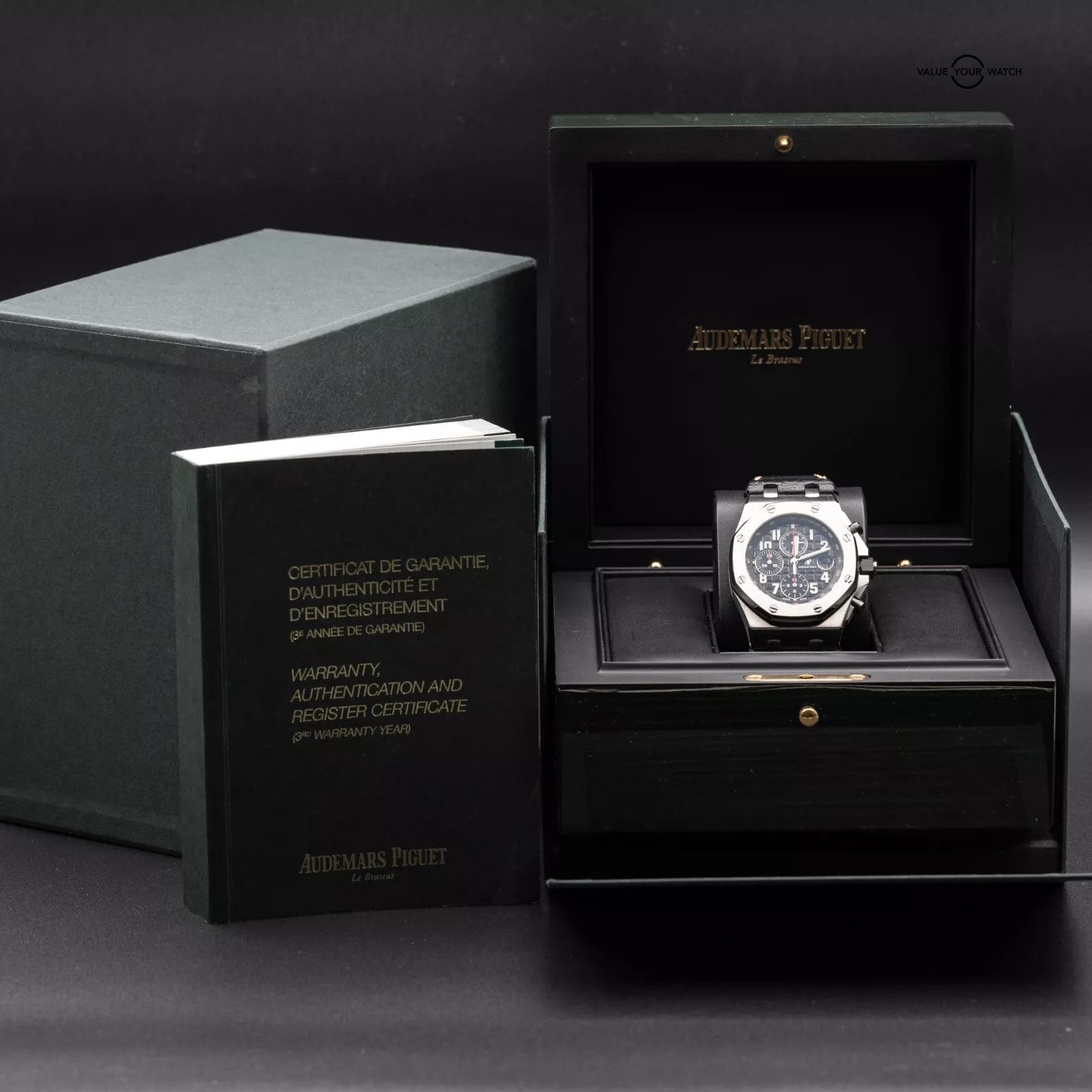 Audemars Piguet Royal Oak Offshore Chrono 42mm AP Vampire – 26470ST – Full Set - Image 16