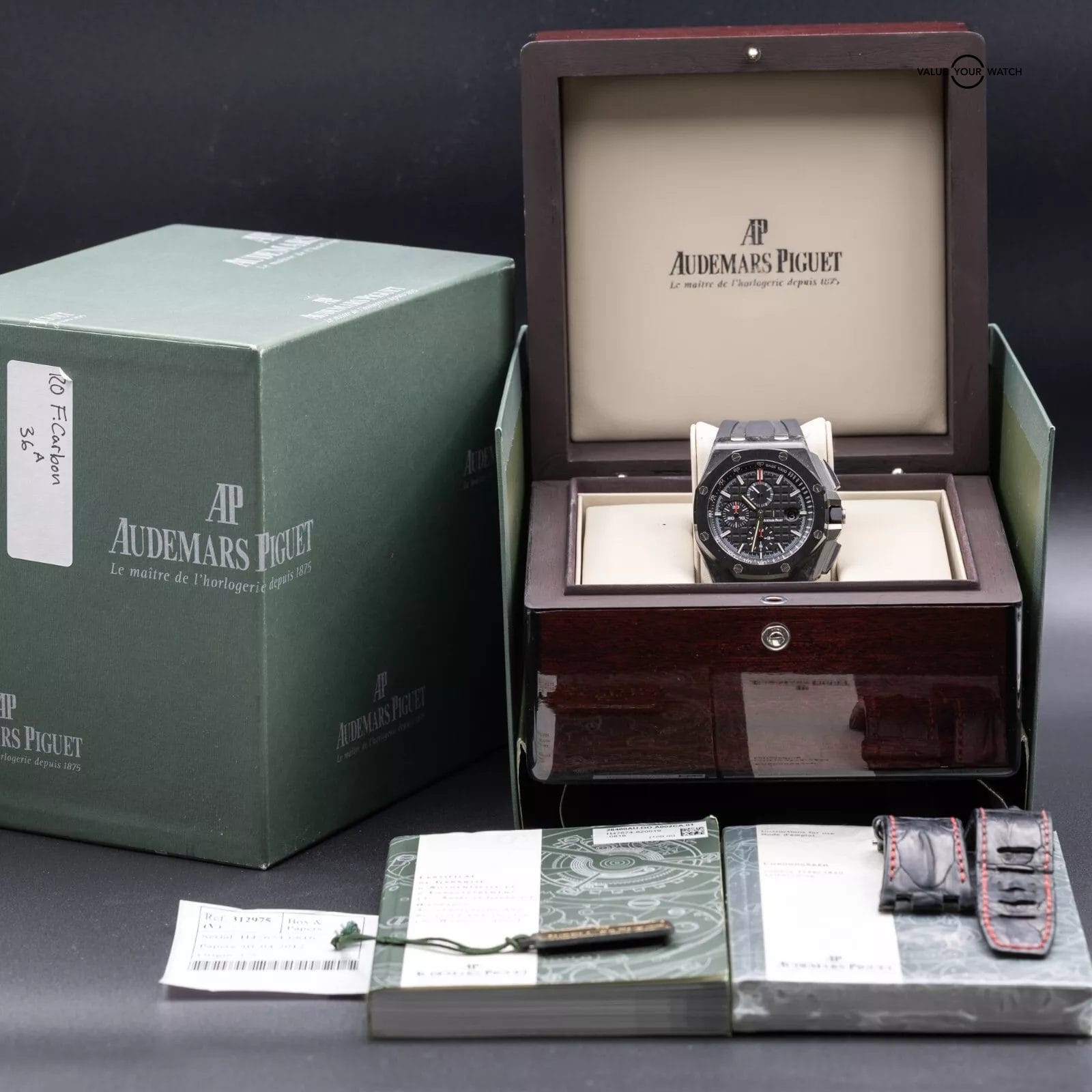 Audemars Piguet Royal Oak Offshore Chronograph 44mm Carbon Fiber Ceremic 26400AU - Image 18