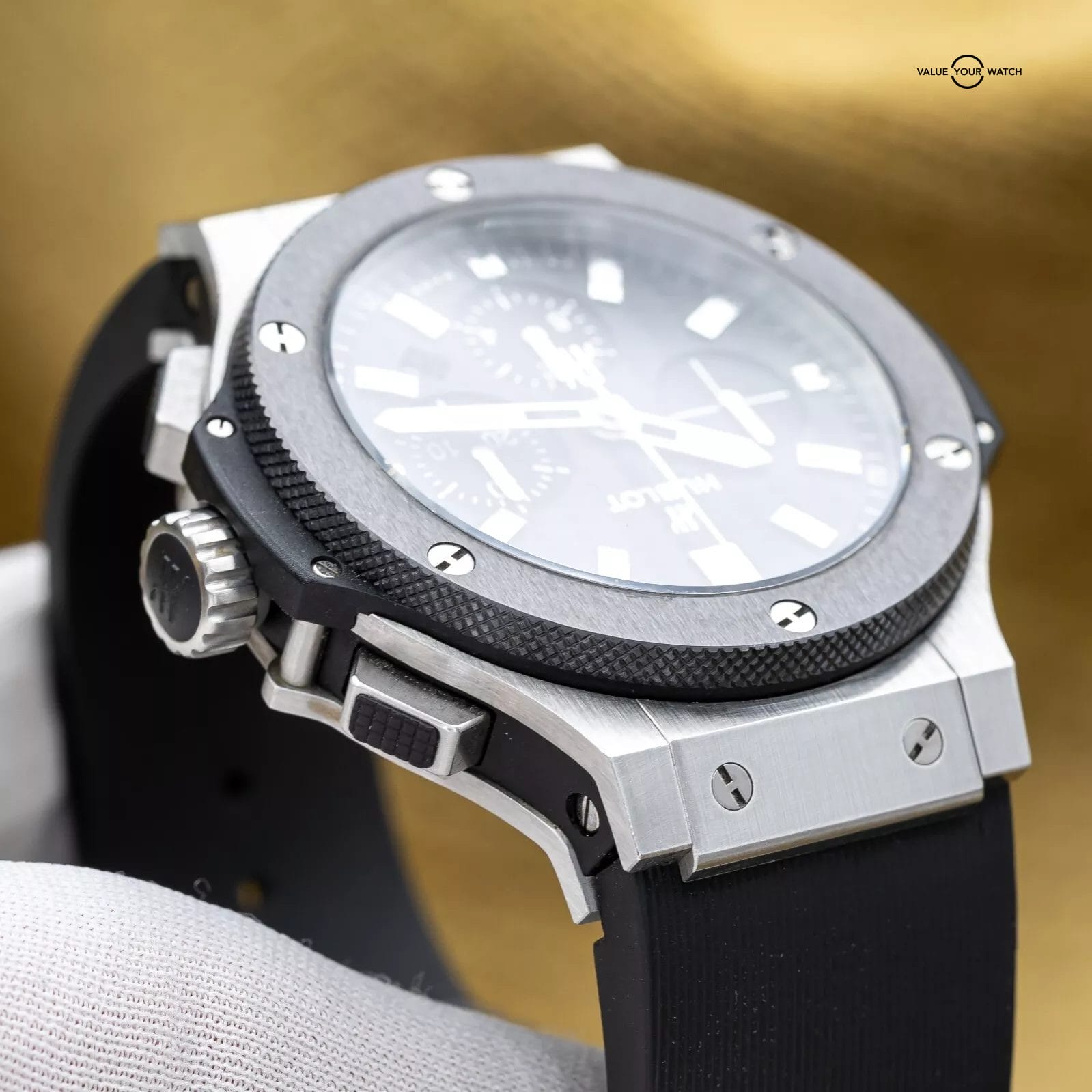 Hublot Big Bang 44mm Ceramic Carbon Steel Chronograph 301.SM.1770.RX - Full Set - Image 8