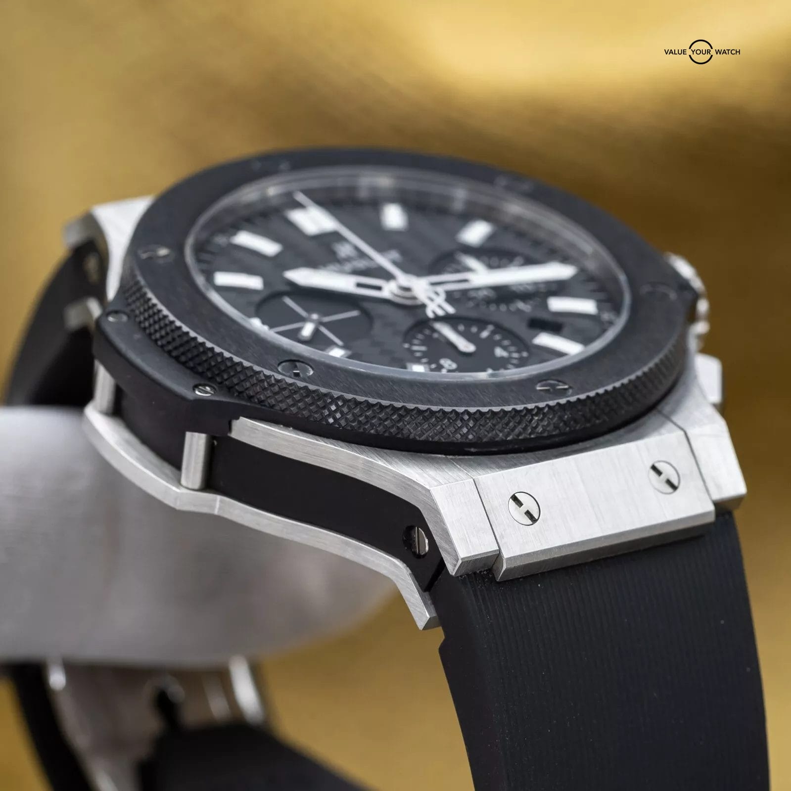 Hublot Big Bang 44mm Ceramic Carbon Steel Chronograph 301.SM.1770.RX - Full Set - Image 10