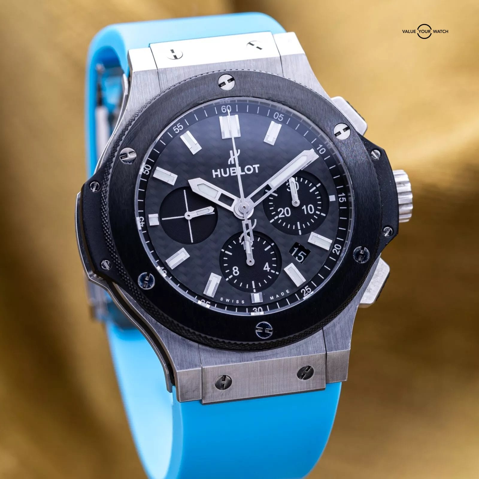 Hublot Big Bang 44mm Ceramic Carbon Steel Chronograph 301.SM.1770.RX - Full Set - Image 19