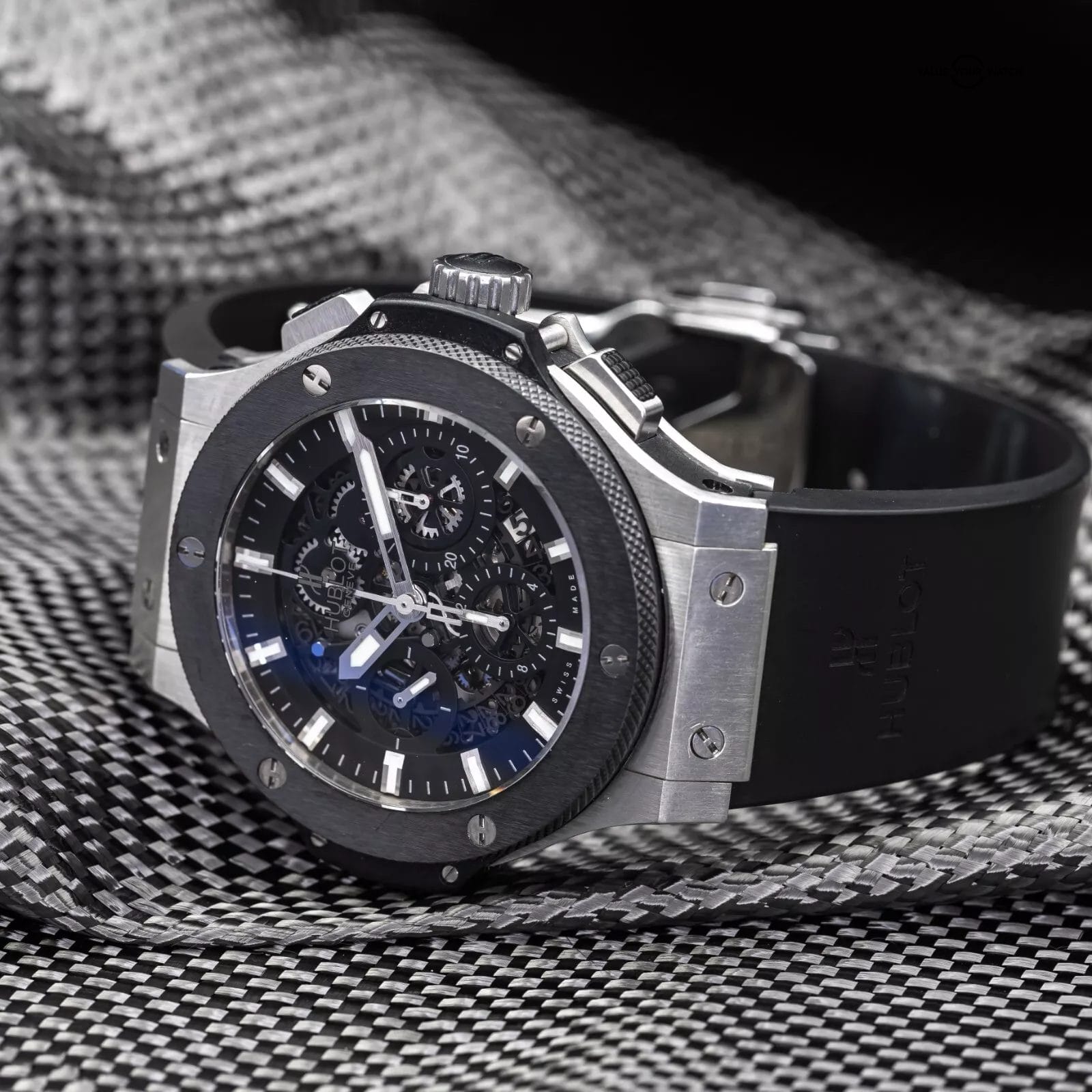 Hublot Big Bang Aerobang 44mm 311.SM.1170.GR Full Set Skeleton Ceramic Steel - Image 3