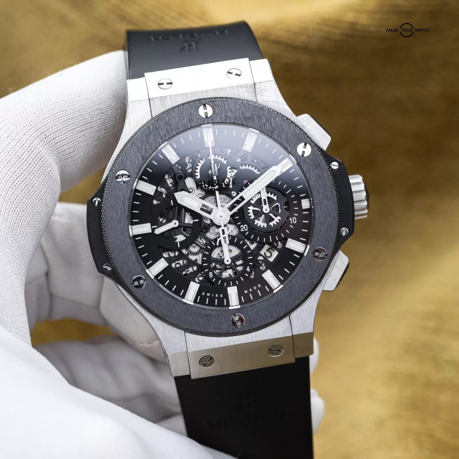 Hublot Big Bang Aerobang 44mm 311.SM.1170.GR Full Set Skeleton Ceramic Steel - Image 4