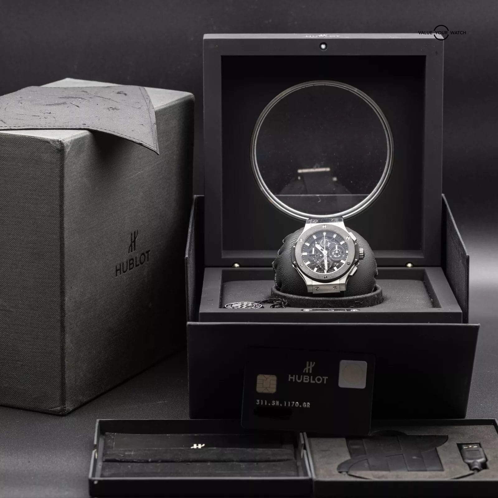 Hublot Big Bang Aerobang 44mm 311.SM.1170.GR Full Set Skeleton Ceramic Steel - Image 10