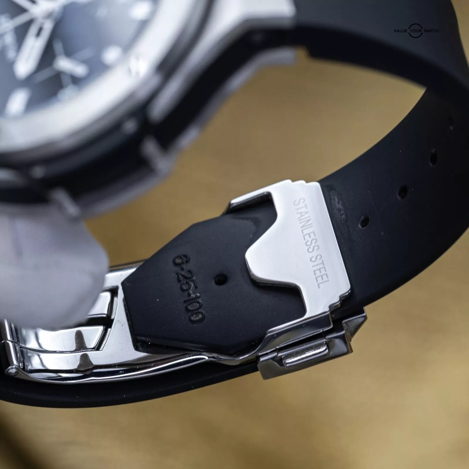 Hublot Big Bang 44mm Steel Chronograph Black Dial Rubber Strap 301.SX.1170.RX - Image 5