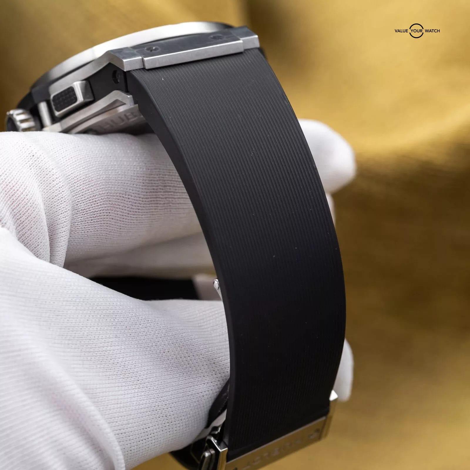 Hublot Big Bang 44mm Steel Chronograph Black Dial Rubber Strap 301.SX.1170.RX - Image 6