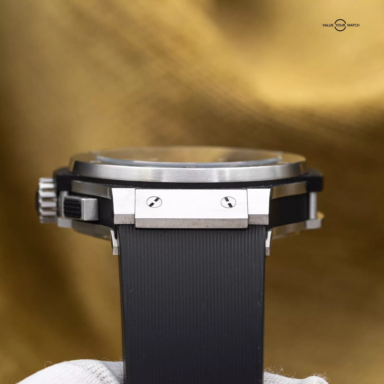 Hublot Big Bang 44mm Steel Chronograph Black Dial Rubber Strap 301.SX.1170.RX - Image 9