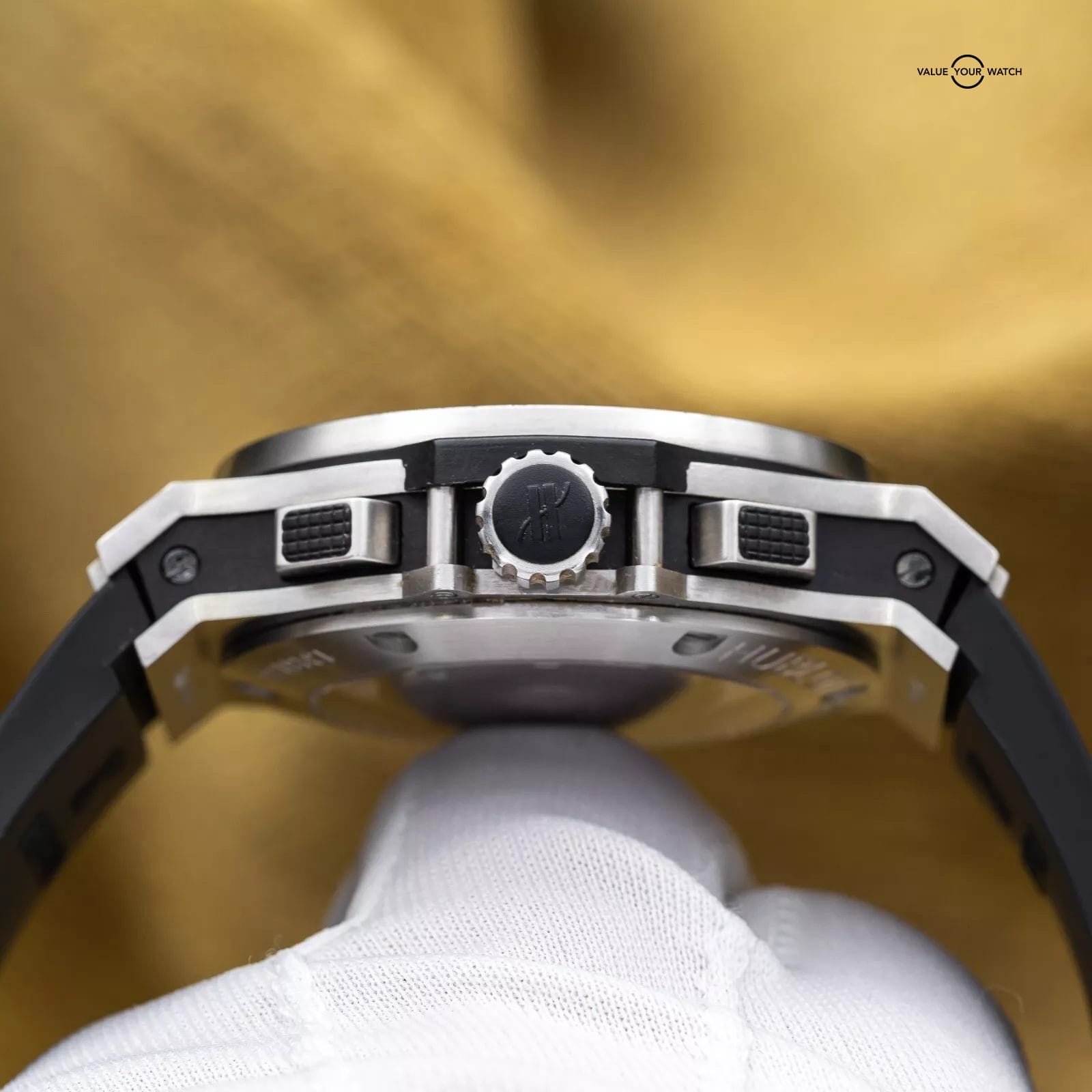 Hublot Big Bang 44mm Steel Chronograph Black Dial Rubber Strap 301.SX.1170.RX - Image 12