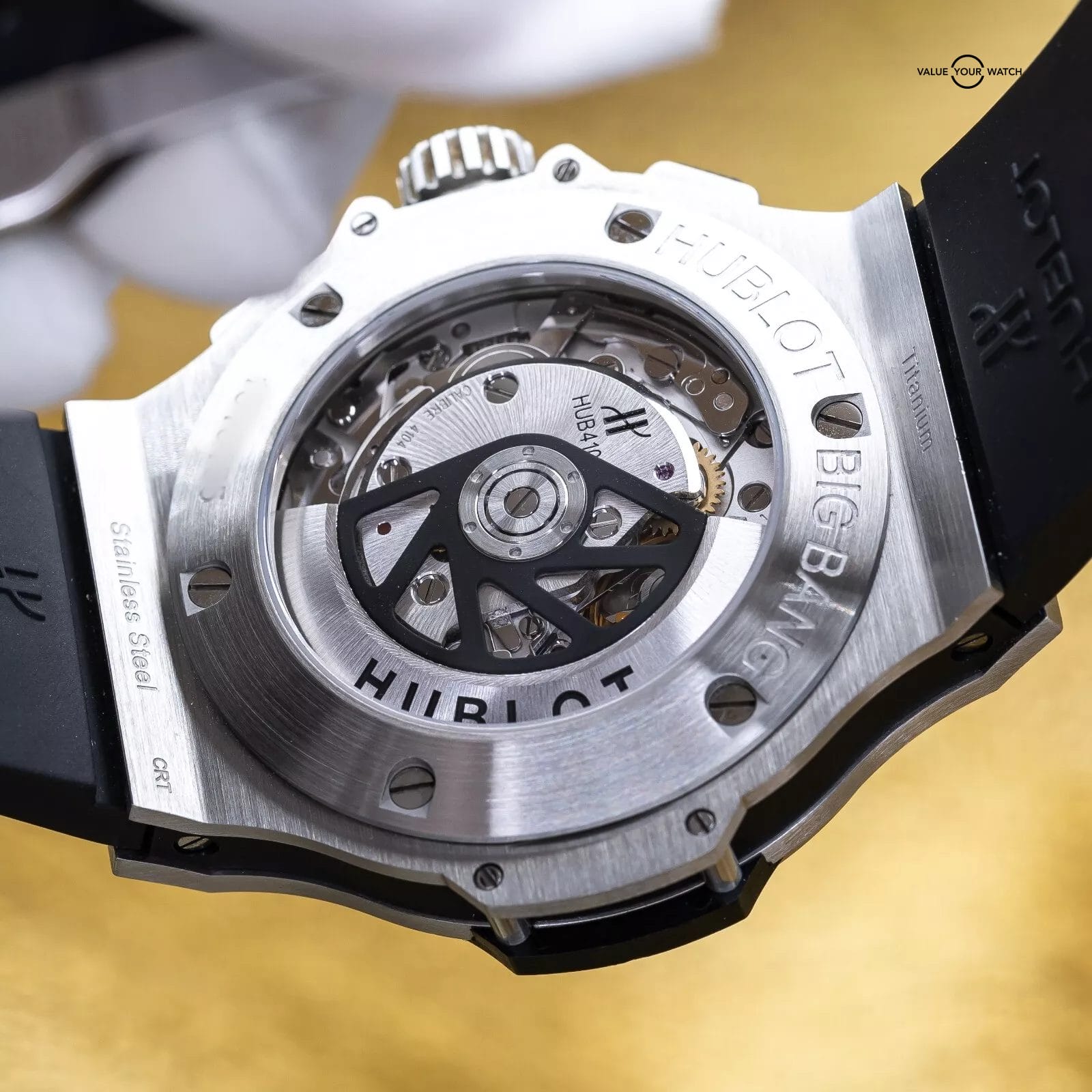 Hublot Big Bang 44mm Steel Chronograph Black Dial Rubber Strap 301.SX.1170.RX - Image 13