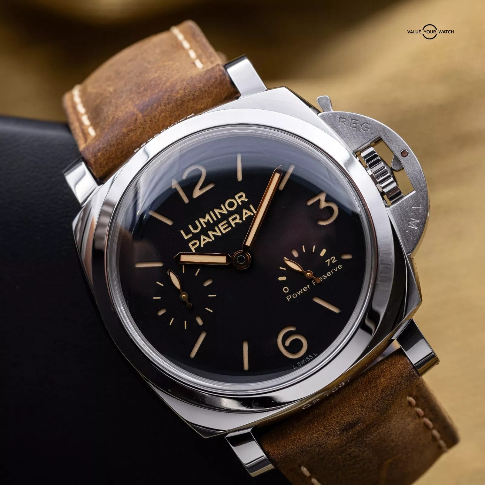 Panerai Luminor 1950 3 Days Power Reserve 47mm PAM00423 PAM 423 PAM423 Full Set Value Your Watch