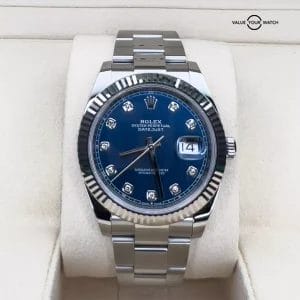 Rolex Datejust 126334 Diamonds Oyster Bracelet Fluted Bezel Box & Papers!!
