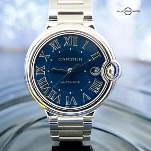 New Cartier Ballon Bleu Stainless Steel Automatic 40 mm Blue Dial Watch WSBB0061