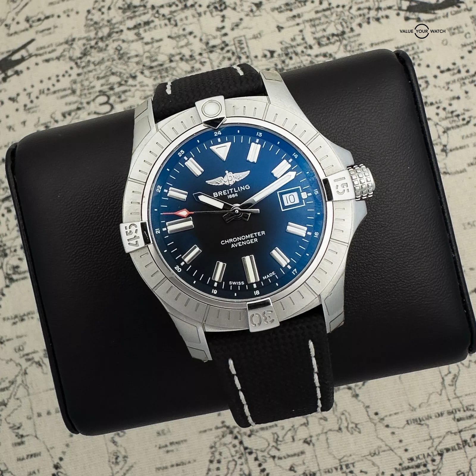 Breitling Avenger 43 Automatic Black Dial - A17318