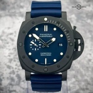 2024 Panerai Submersible Quarantaquattro Carbotech Blu Abisso 44mm Blue PAM01232