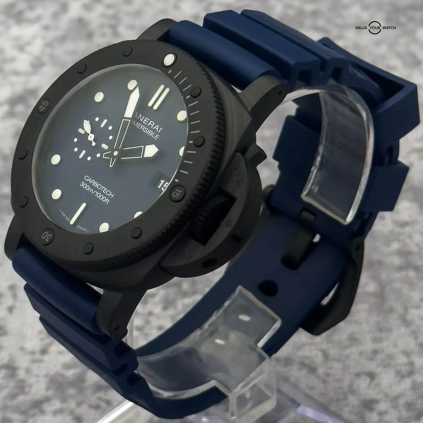 2024 Panerai Submersible Quarantaquattro Carbotech Blu Abisso 44mm Blue PAM01232 - Image 3