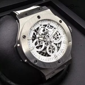 Hublot Big Bang “Aerobang” Skeleton dial, white Garmisch Limited Edition!