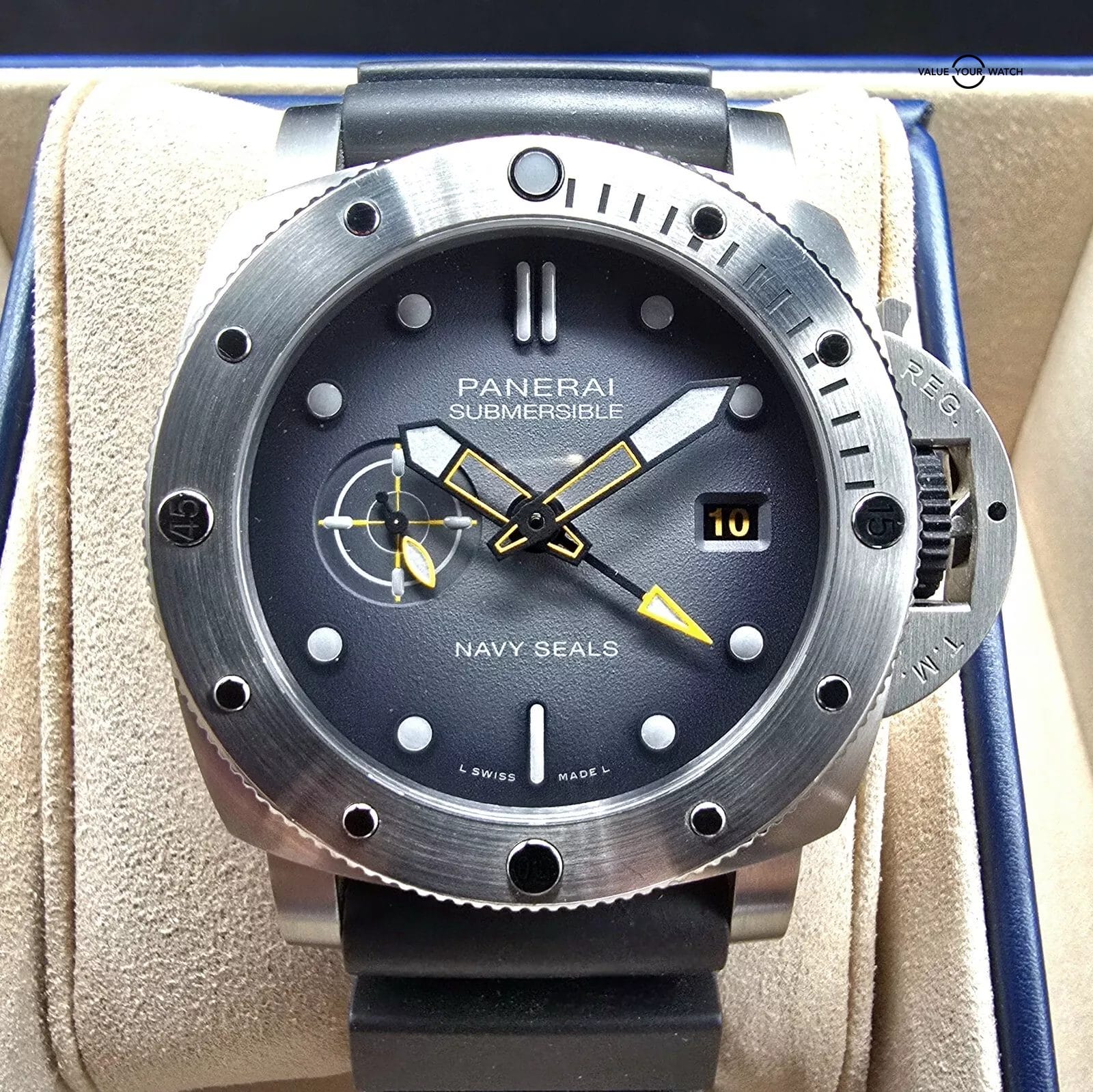 Panerai Submersible GMT Navy Seals Limited Edition, Full Set NEW PAM01323 1323