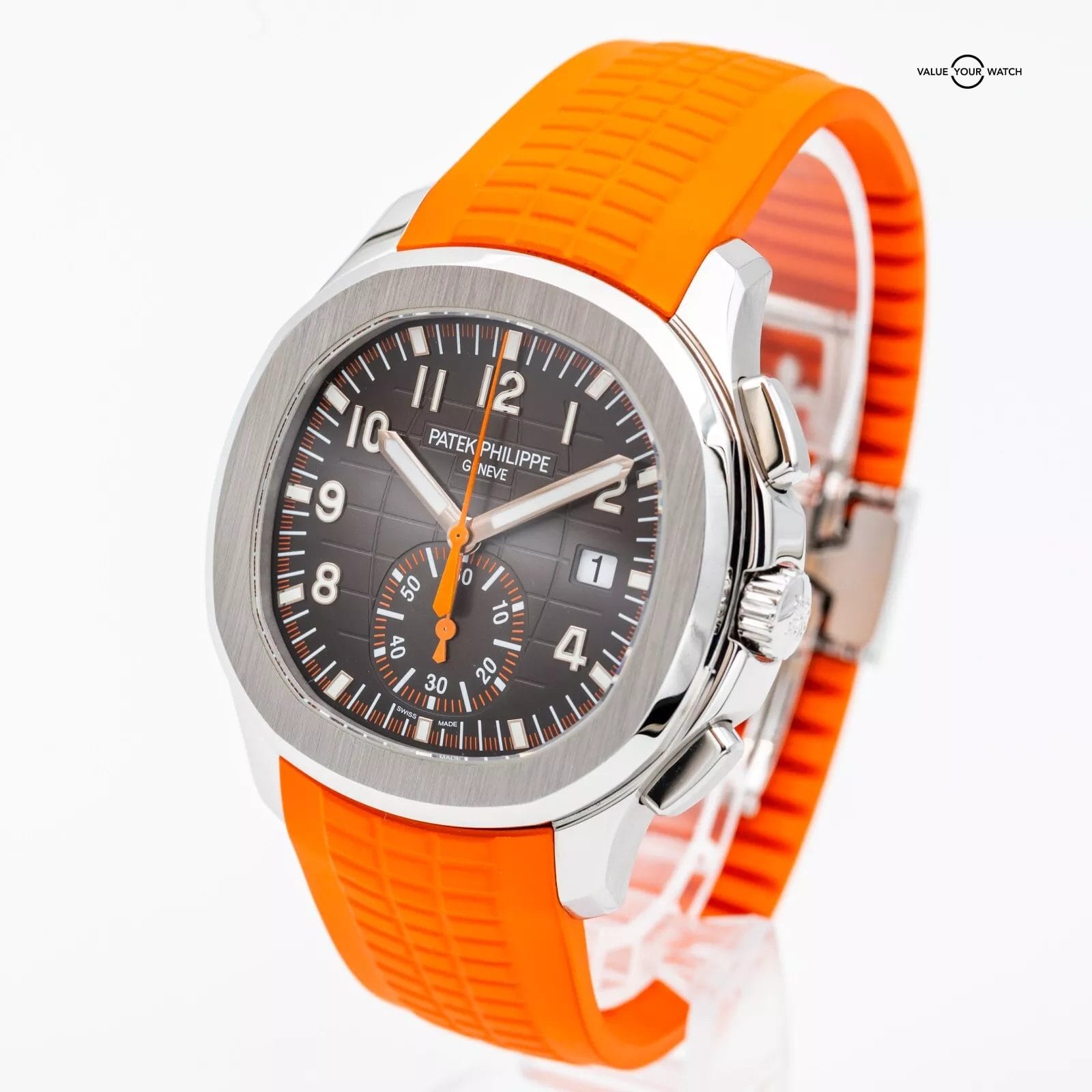 2020 Patek Philippe Aquanaut 5968A-001 Steel Black Dial - FULL SET + Uncut Strap