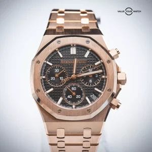 Audemars Piguet Royal Oak Chronograph 50th 41mm Rose Gold Black Dial 26240OR