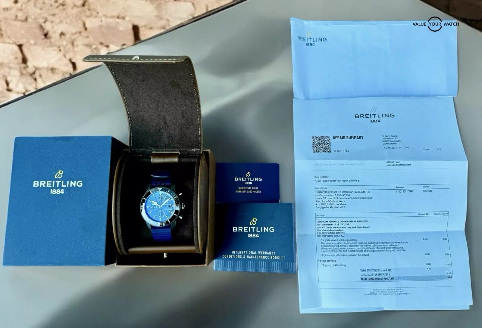 Breitling Superocean Heritage Chronograph 44 Blue Dial Outerknown M13313 - Image 5