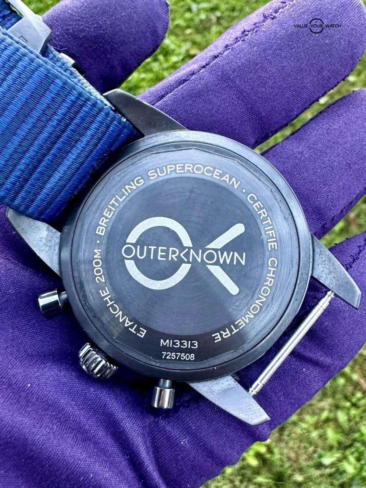 Breitling Superocean Heritage Chronograph 44 Blue Dial Outerknown M13313 - Image 6