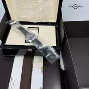 2024 Unworn New Patek Philippe Calatrava Black Dial Yellow Carbon 6007G-001