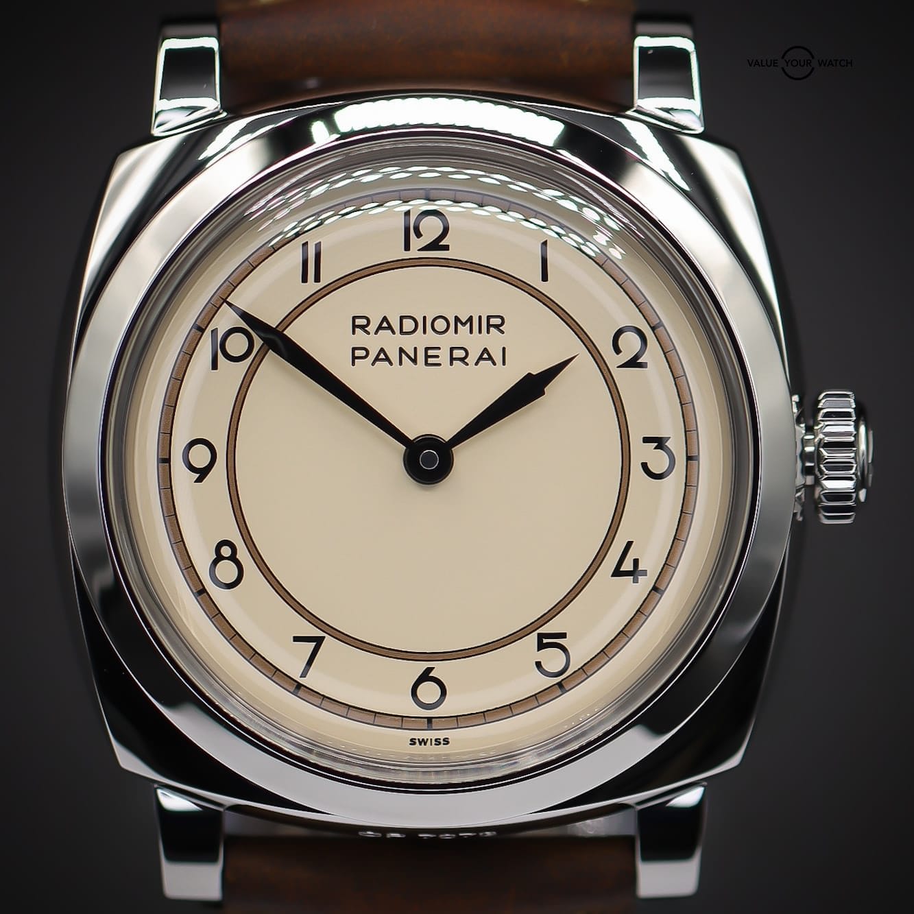 Panerai Radiomir 1940 47mm Tre giorni Art Deco Ivory Dial Ref PAM00791 Limited to 300 Pieces Full Set