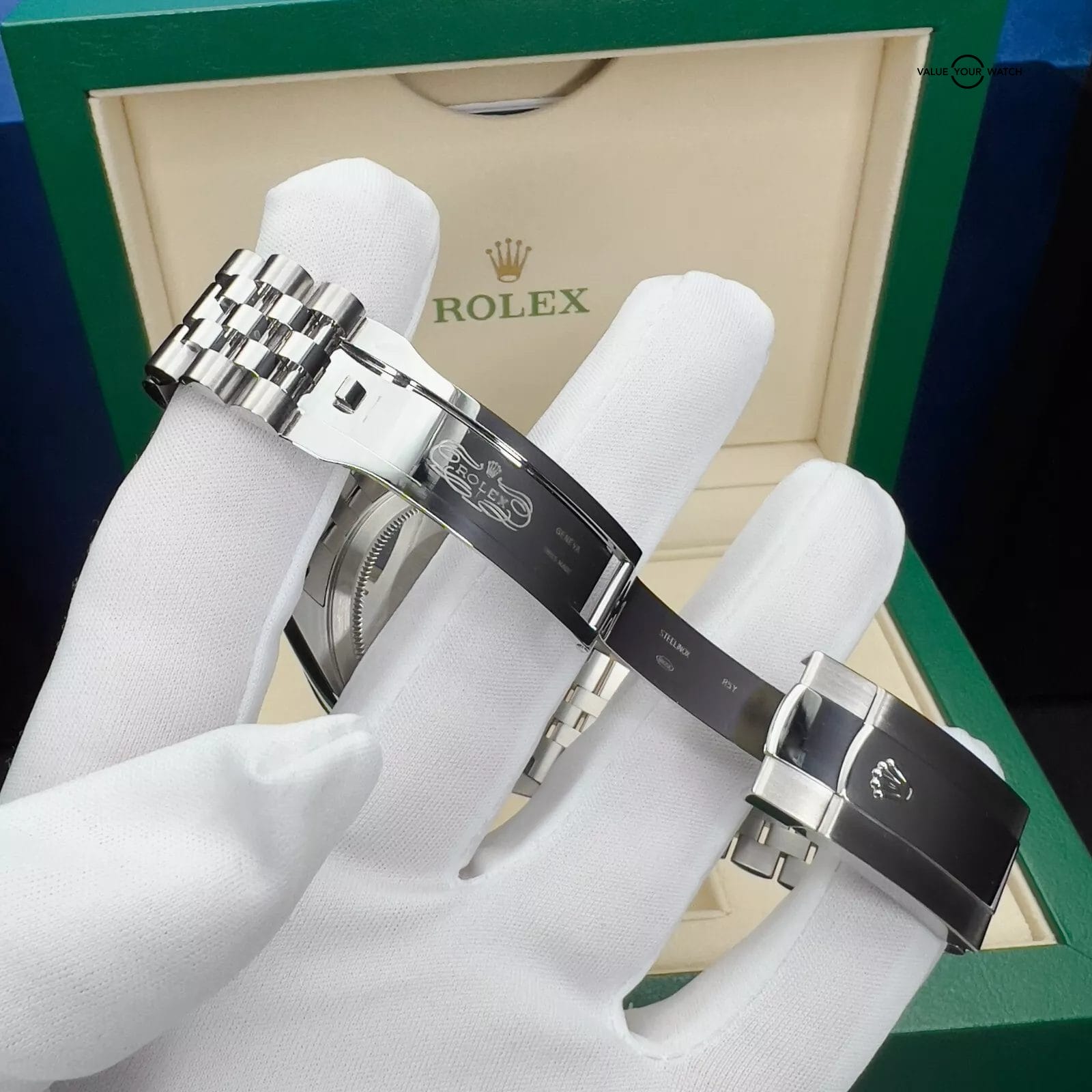 2023 Rolex Sky Dweller 336934 Fluted Bezel Blue Dial Jubilee 42mm Full Set - Image 6