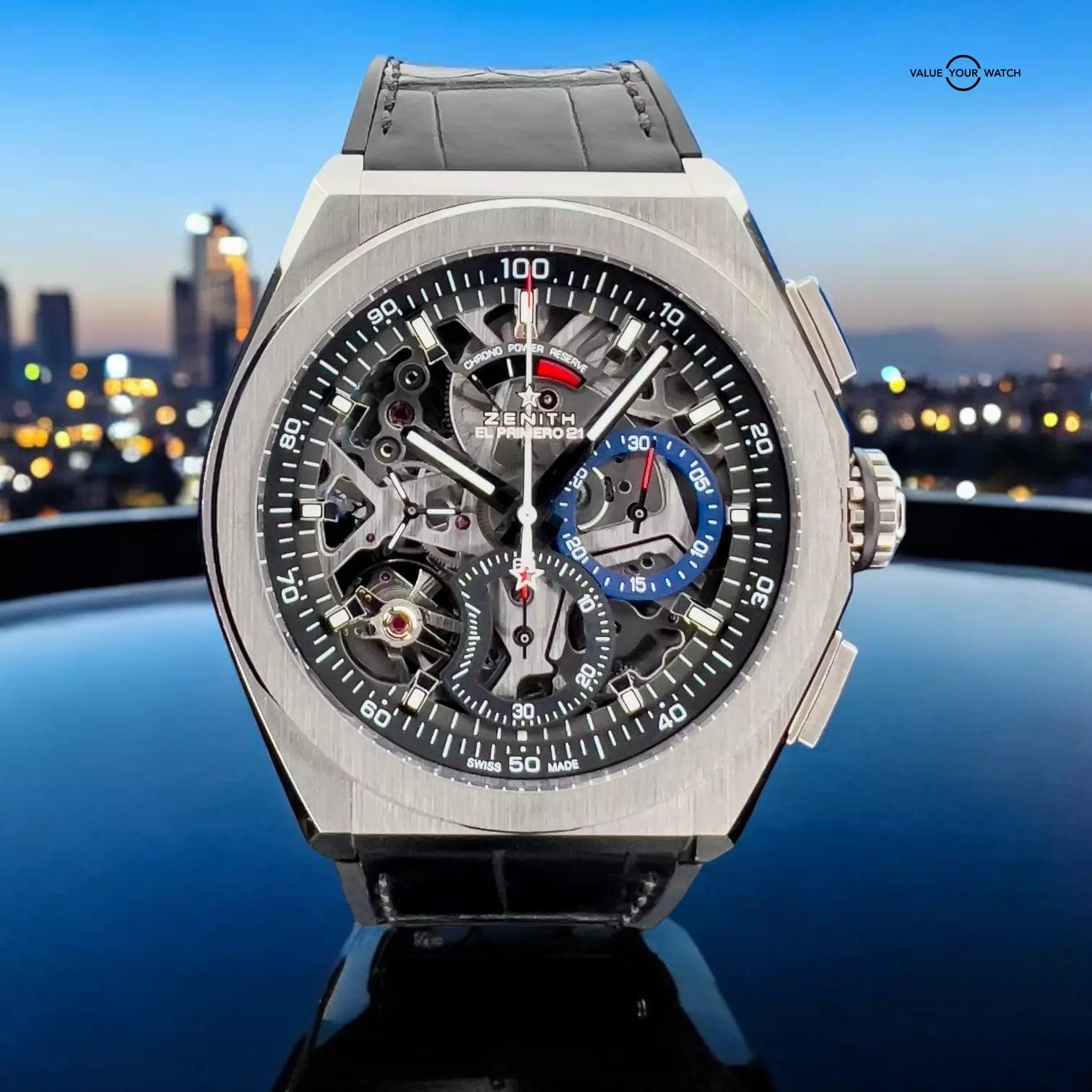 Zenith Defy 21 El Primero Titanium 44 mm 95.9000.9004/78.R582 New & Unworn