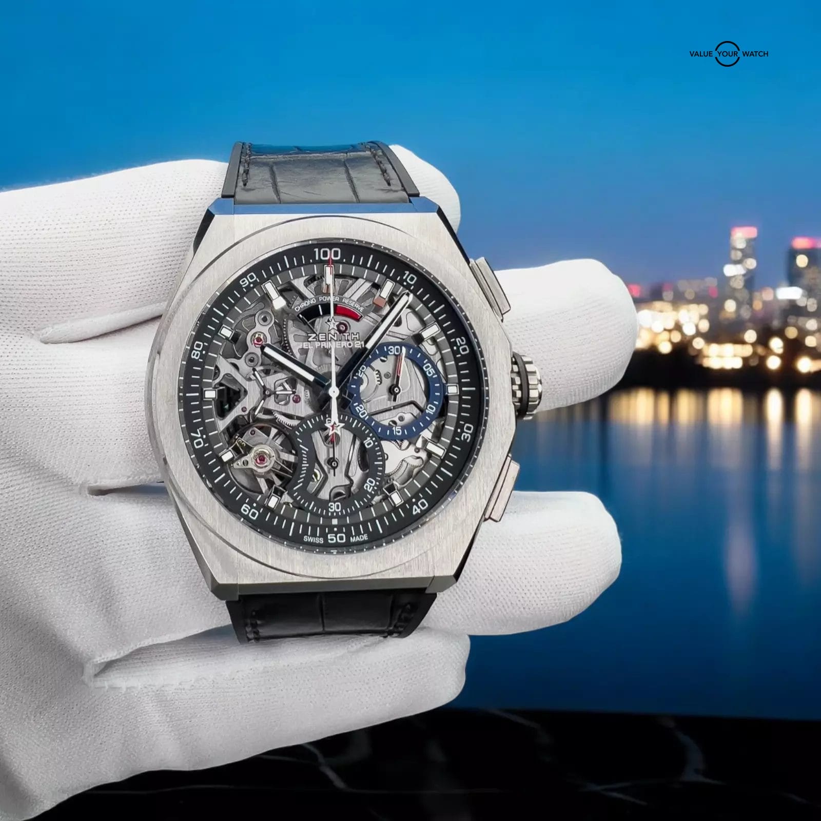 Zenith Defy 21 El Primero Titanium 44 mm 95.9000.9004/78.R582 New & Unworn - Image 4