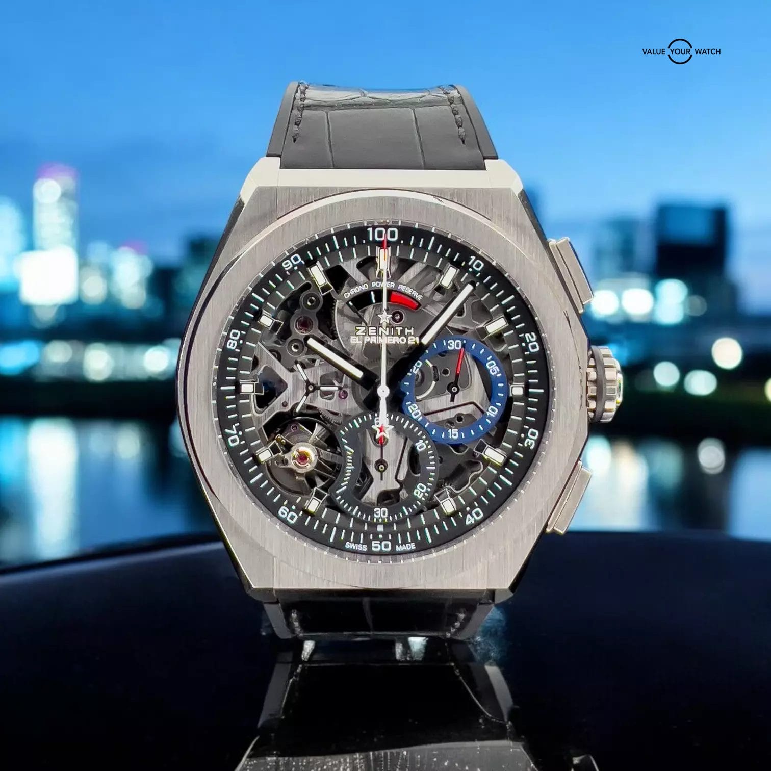 Zenith Defy 21 El Primero Titanium 44 mm 95.9000.9004/78.R582 New & Unworn - Image 11