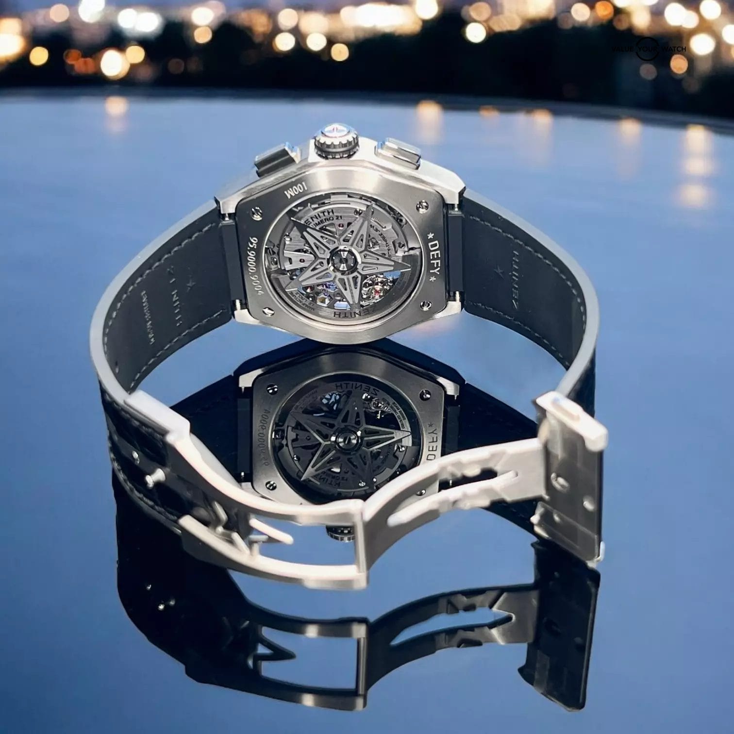 Zenith Defy 21 El Primero Titanium 44 mm 95.9000.9004/78.R582 New & Unworn - Image 12