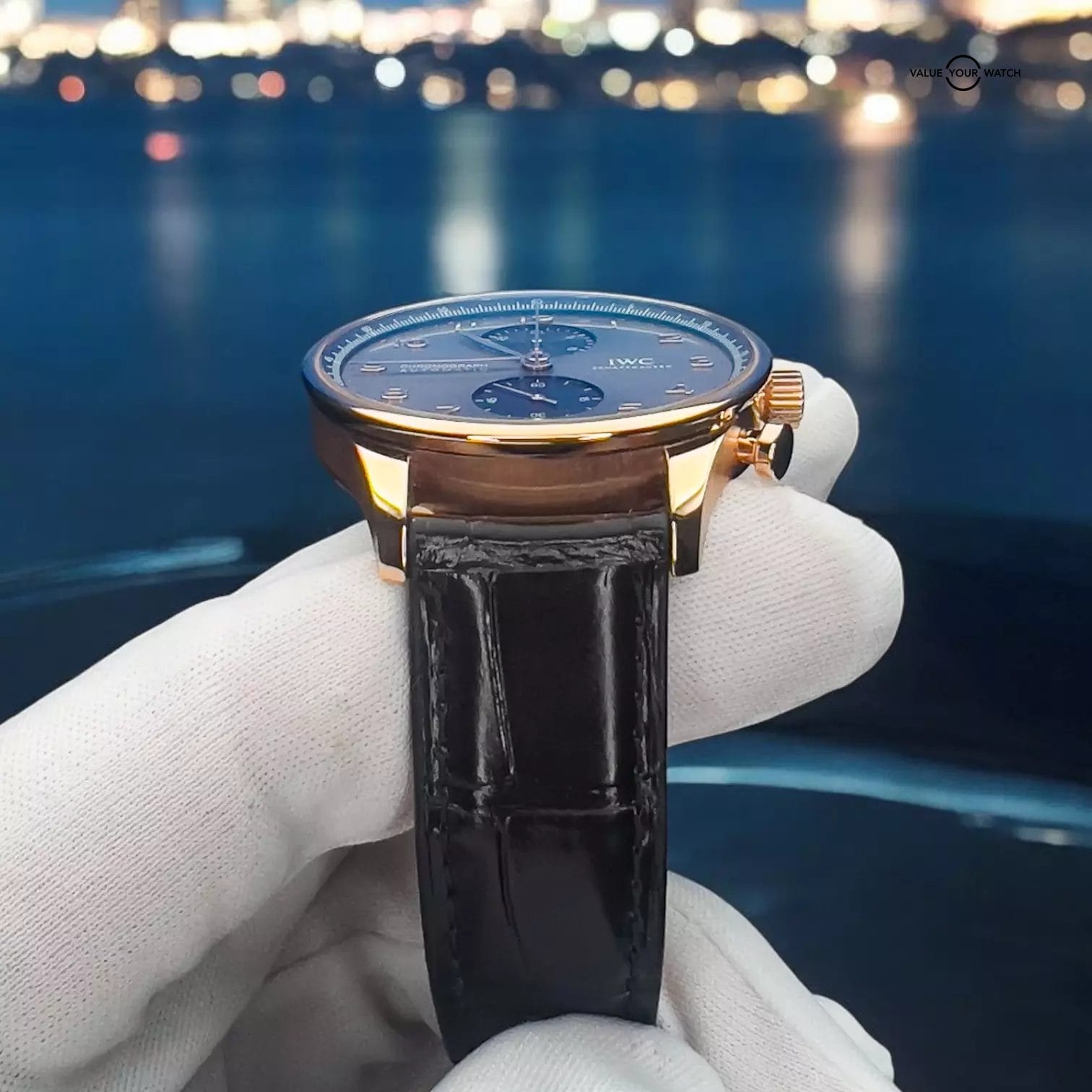 2023 IWC Portugieser Chronograph 41mm Rose Gold IW371610 Box & Papers BEAUTIFUL! - Image 5