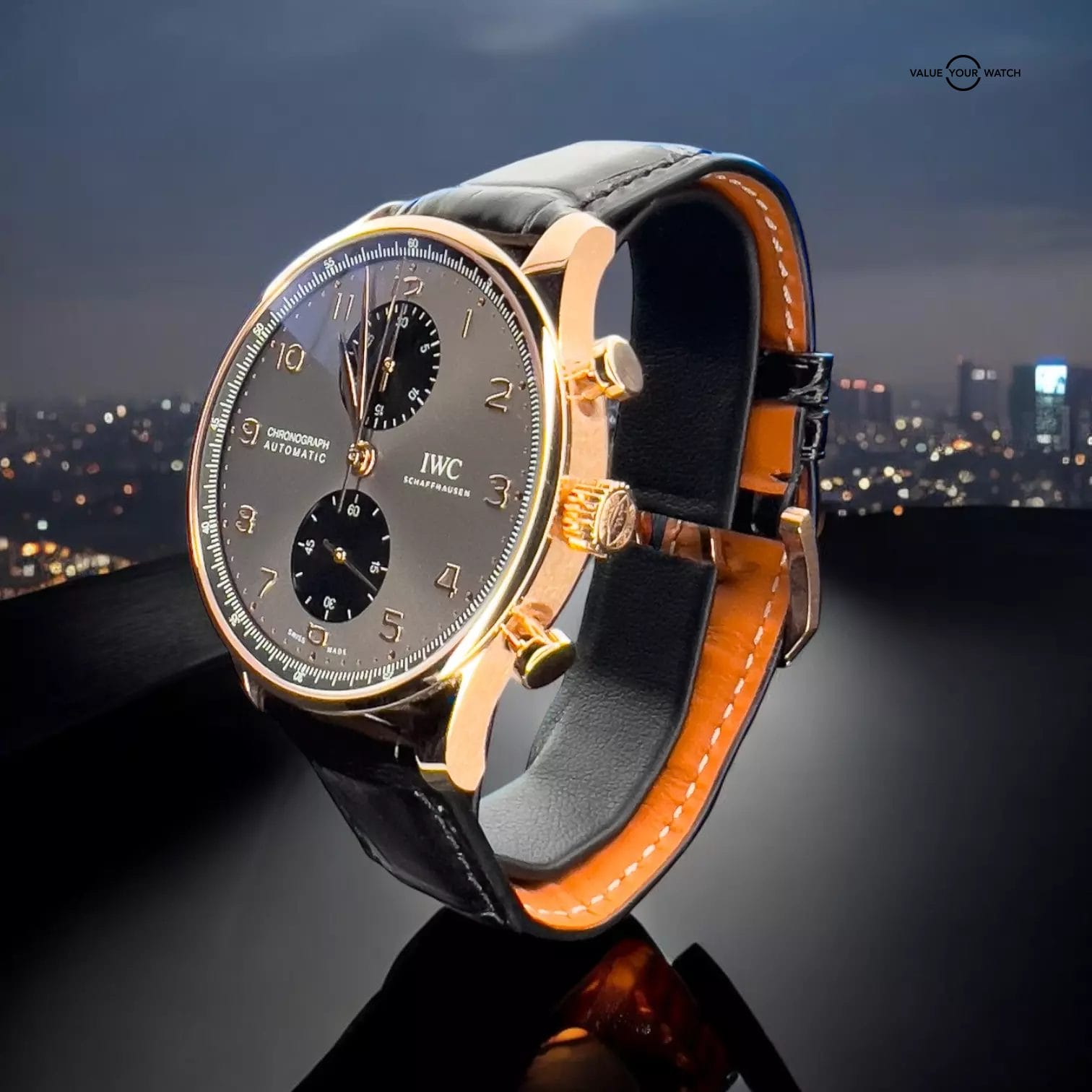 2023 IWC Portugieser Chronograph 41mm Rose Gold IW371610 Box & Papers BEAUTIFUL! - Image 10