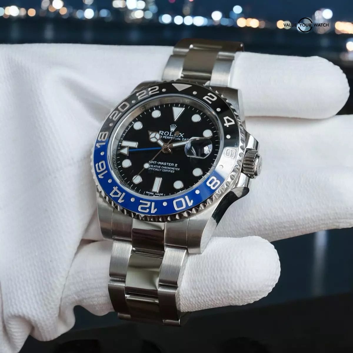 Rolex GMT-Master II BATMAN Blue OYSTER 40mm 126710BLNR BOX & PAPERS - Image 12