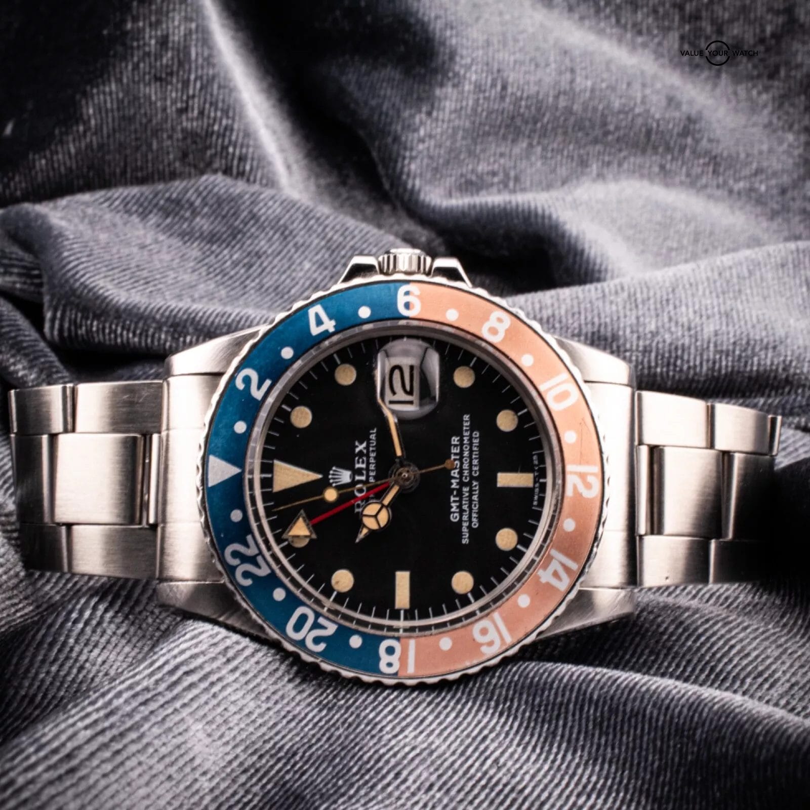 Serviced 1972 Rolex GMT-Master Pepsi Men's Watch, Ref. 1675 with Box & Papers - Image 7