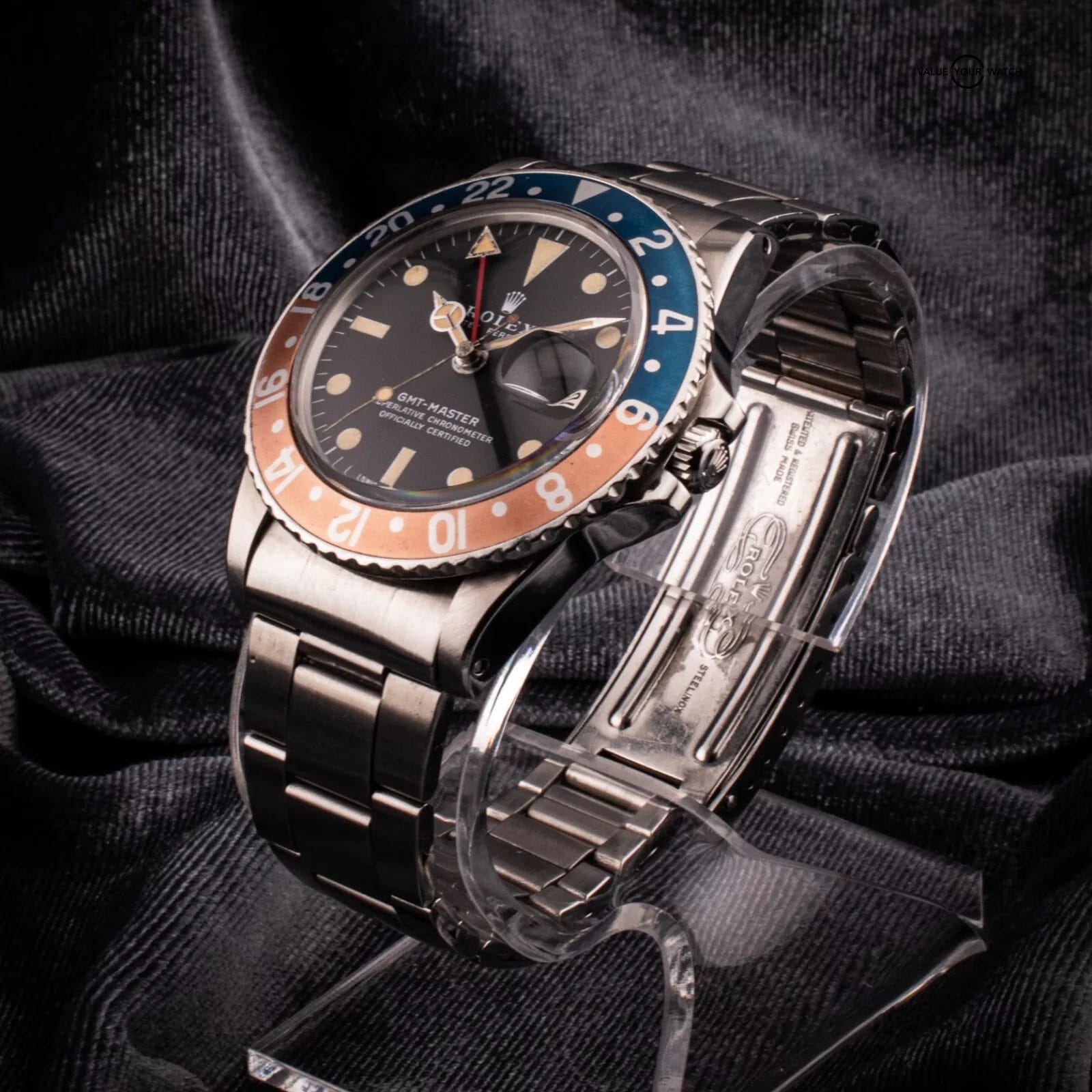 Serviced 1972 Rolex GMT-Master Pepsi Men's Watch, Ref. 1675 with Box & Papers - Image 9