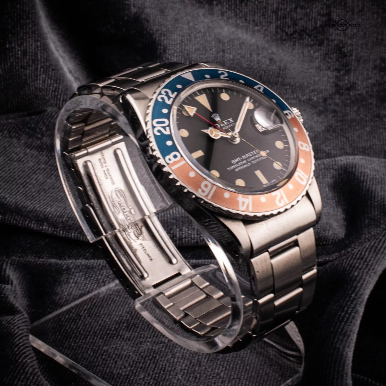 Serviced 1972 Rolex GMT-Master Pepsi Men's Watch, Ref. 1675 with Box & Papers - Image 10