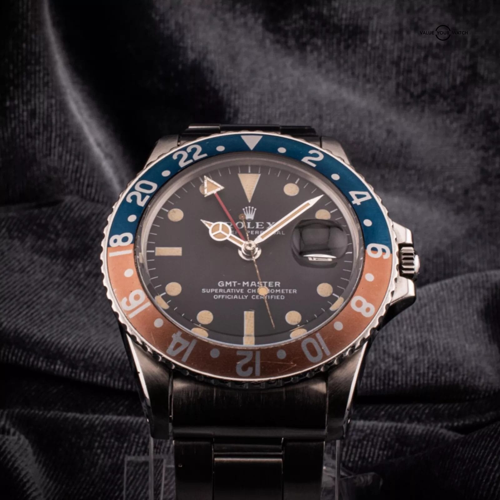 Serviced 1972 Rolex GMT-Master Pepsi Men's Watch, Ref. 1675 with Box & Papers - Image 11