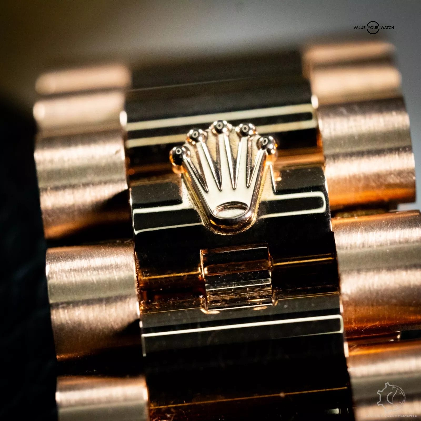 2024 Rolex Day-Date 40 Chocolate Brown Dial Diamond Rose Gold President - 228235 - Image 12